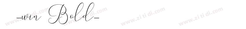微软雅黑-win7 Bold字体转换